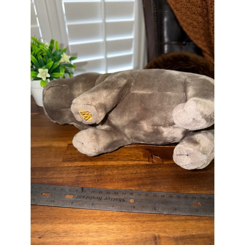 Ganz Webkinz Hippo Plush Grey Stuffed Animal Collectible W Paw HM112 no code